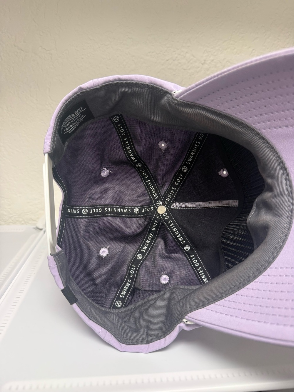Nash Embroidered Lilac Rope Cap - Picture 2 of 3